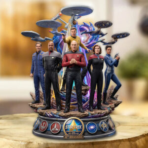 Star Trek 60th Anniversary 2026 Custom Shape Acrylic Plaque - TMTHU8545
