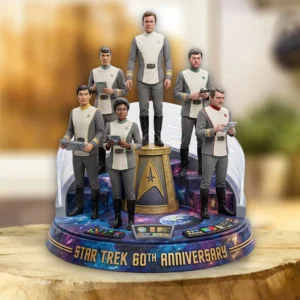 Star Trek 60th Anniversary 2026 Custom Shape Acrylic Plaque - TMTHU8579
