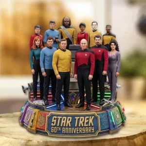 Star Trek 60th Anniversary 2026 Custom Shape Acrylic Plaque - TMTHU8782
