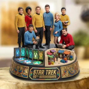 Star Trek 60th Anniversary 2026 Custom Shape Acrylic Plaque - TMTHU8783