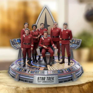 Star Trek 60th Anniversary 2026 Custom Shape Acrylic Plaque - TMTHU8964