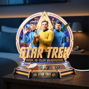 Star Trek 60th Anniversary 2026 Custom Shape Acrylic Light Box - TMTHU7969