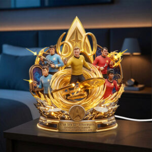 Star Trek 60th Anniversary 2026 Custom Shape Acrylic Light Box - TMTHU8003
