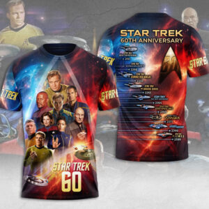 Star Trek 60th Anniversary 3D Apparel - TMTHU8532