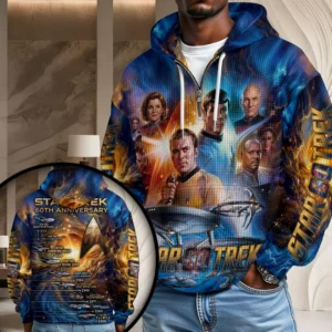 Star Trek 60th Anniversary 3D Unisex Waffle Hoodie - TMTHU8626