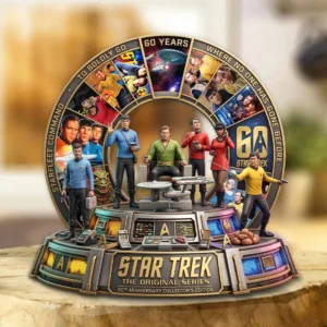Star Trek 60th Anniversary Custom Shape Acrylic Plaque - TMTHU8802