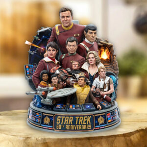 Star Trek 60th Anniversary Custom Shape Acrylic Plaque - TMTHU8153
