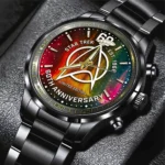 Star Trek 60th Anniversary Black Stainless Steel Watch – TMTHU8620