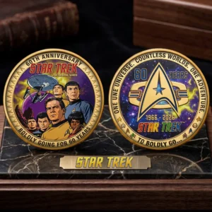Star Trek 60th Anniversary Commemorative Coin - TMTHU8786