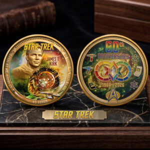 Star Trek 60th Anniversary Commemorative Coin - TMTHU7994