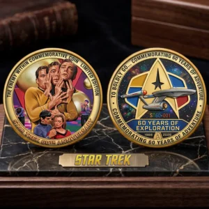 Star Trek 60th Anniversary Commemorative Coin - TMTHU8640