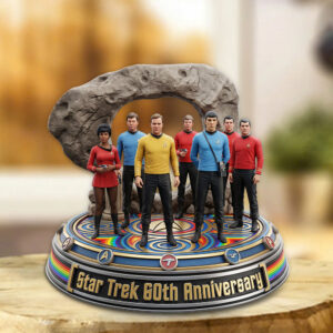 Star Trek 60th Anniversary Custom Shape Acrylic Plaque - TMTHU7951