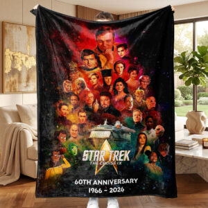 Star Trek 60th Anniversary Fleece Blanket - TMTHU7911