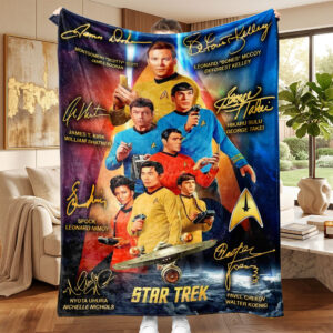 Star Trek 60th Anniversary Fleece Blanket - TMTHU7915