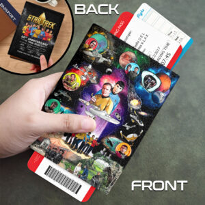 Star Trek 60th Anniversary Leather Passport Cover - HOATT20130