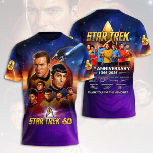Star Trek 60th Anniversary 3D Apparel - HOATT20127
