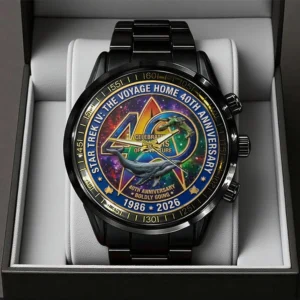 Star Trek IV: The Voyage Home Black Stainless Steel Watch - TMTHU8947