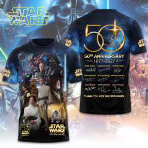 Star Wars 50th Anniversary 3D Apparel - TMTHU8016