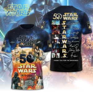 Star Wars 50th Anniversary 3D Apparel - TMTHU8687