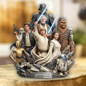 Star Wars 50th Anniversary Custom Shape Acrylic Plaque - TMTHU7999