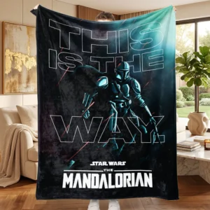 Star Wars x The Mandalorian Fleece Blanket - TMTHU8652