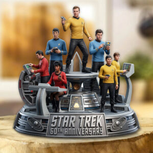 Star Trek 60th Anniversary 2026 Custom Shape Acrylic Plaque - TMTHU8004