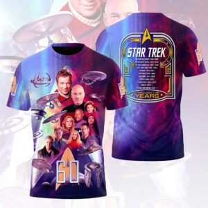Star Trek 60th Anniversary 3D Apparel - HOATT20212