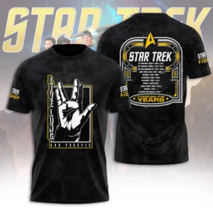 Star Trek Through The Years 3D Apparel - TANTN25122