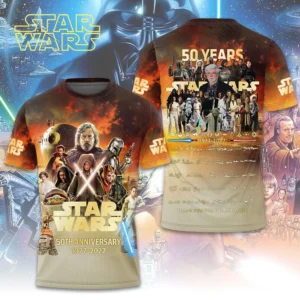 Star Wars 50th Anniversary 3D Apparel - TMTHU8583