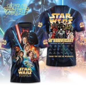 Star Wars 50th Anniversary 3D Apparel - TMTHU8928