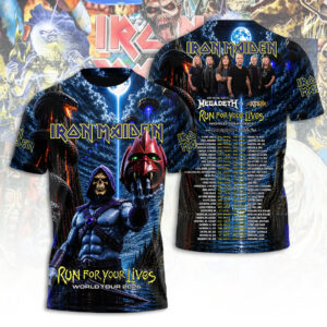 Iron Maiden Tour 2026 3D Apparel - TANTN24688