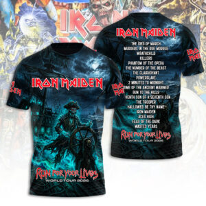 Iron Maiden Tour 2026 3D Apparel - TANTN24690