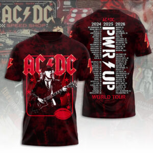 AC/DC World Tour 2026 3D Apparel - TANTN24719