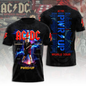 AC/DC World Tour 2026 3D Apparel - TANTN24720