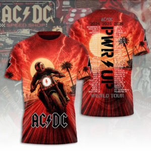 AC/DC World Tour 2026 3D Apparel - TANTN24721