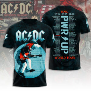 AC/DC World Tour 2026 3D Apparel - TANTN24733