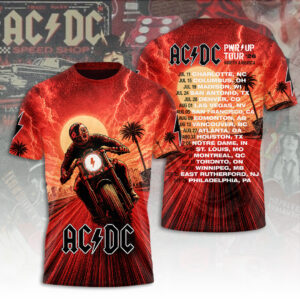 AC/DC World Tour 2026 3D Apparel - TANTN24737