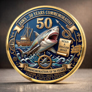 Jaws 50th Anniversary Commemorative Coin - TANTN24762
