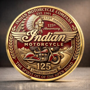 Indian Motorcycle 125th Anniversary Commemorative Coin - TANTN24767