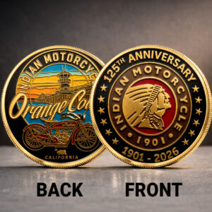Indian Motorcycle 125th Anniversary Commemorative Coin - TANTN24800