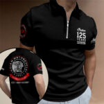 Indian Motorcycle 125th Anniversary Zip Polo Shirt – TANTN24830