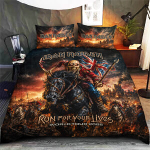 Iron Maiden Tour 2026 3-Piece Duvet Bedding Set - TANTN24900