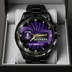 Fremantle Dockers Black Stainless Steel Watch - TANTN24912