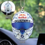 Red Bull Racing x Max Verstappen Custom shape 2-sided Acrylic Car Ornament – TANTN24965