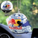 Red Bull Racing x Max Verstappen Custom shape 2-sided Acrylic Car Ornament – TANTN24967