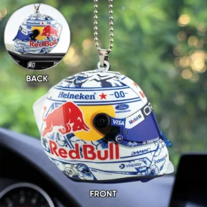 Red Bull Racing x Max Verstappen Custom shape 2-sided Acrylic Car Ornament - TANTN24967