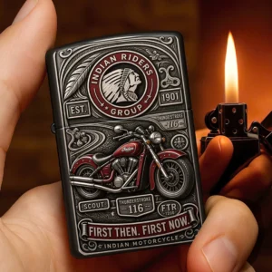 Indian Motorcycle Zippo Lighter Case (No Insert) - TANTN24990
