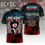AC/DC America Tour 2026 3D Apparel – TANTN25020