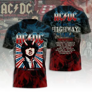 AC/DC America Tour 2026 3D Apparel - TANTN25020