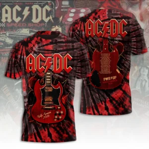 AC/DC Tour 2026 3D Apparel - TANTN25168